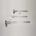 KIT 3 PEZZI CALIBRO MONOBLOCCO CON PULSANTE 150-200-300 MM LETTURA 0,05 VENTESIMALE