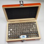 SET 81 SPINE CALIBRATE IN ACCIAIO TEMPRATO SERIE IMPORT 0,2-1 MM PROGRESSIONE 0,01 GRADO 2